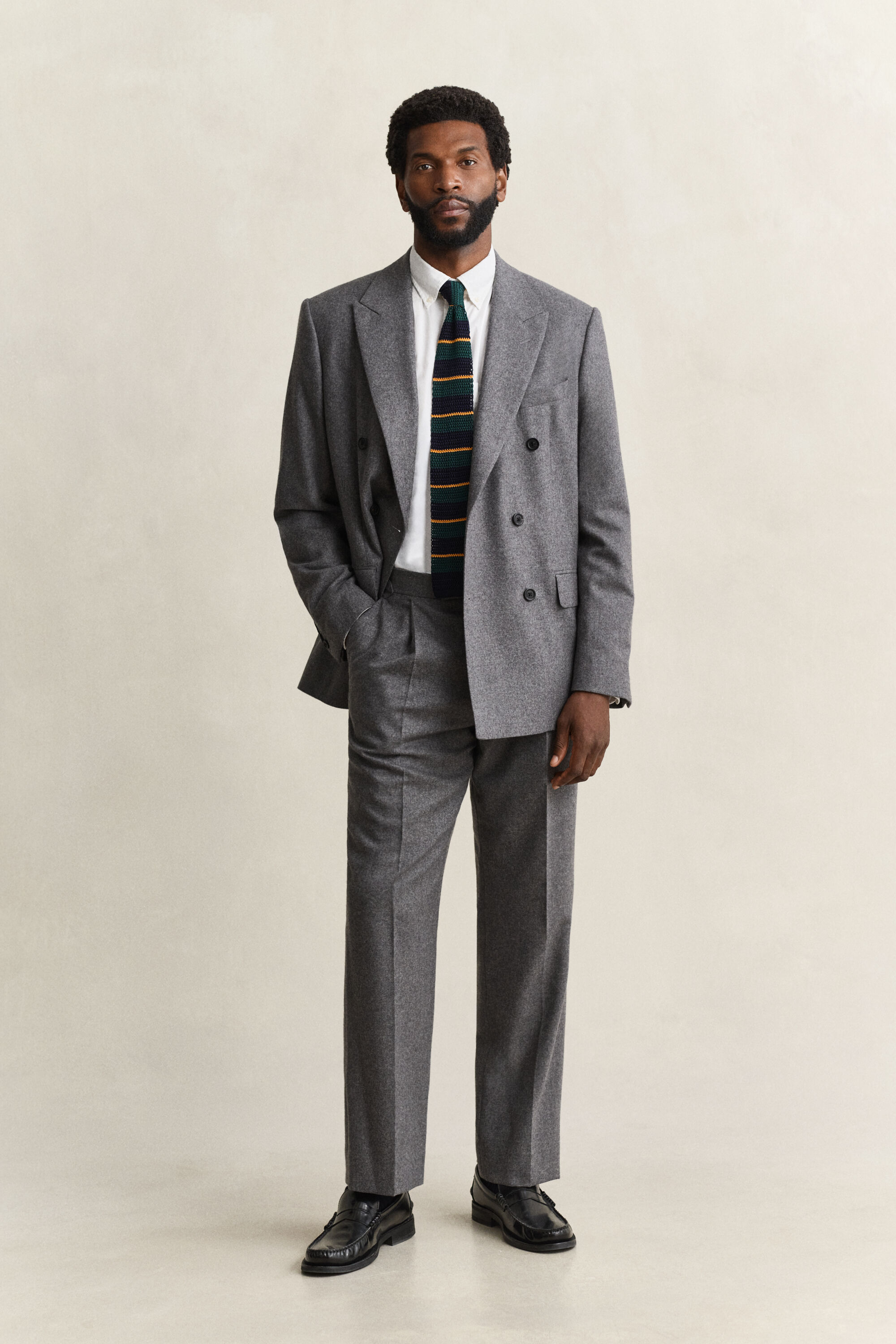 Pantalones de traje de cachemir