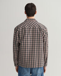 Camisa Relaxed Fit en sarga gruesa con cremallera