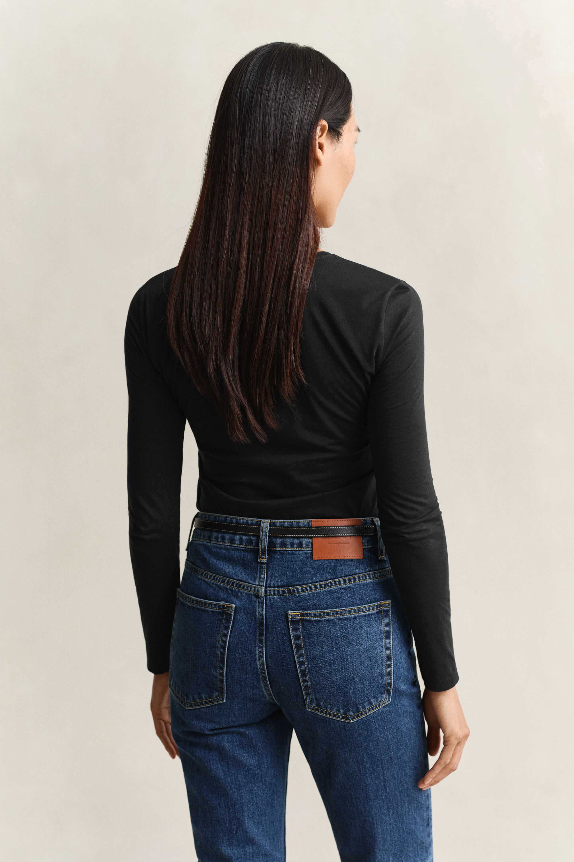 Camiseta de manga larga de algodón