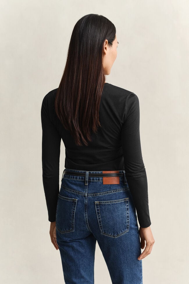 Camiseta de manga larga de algod&oacute;n