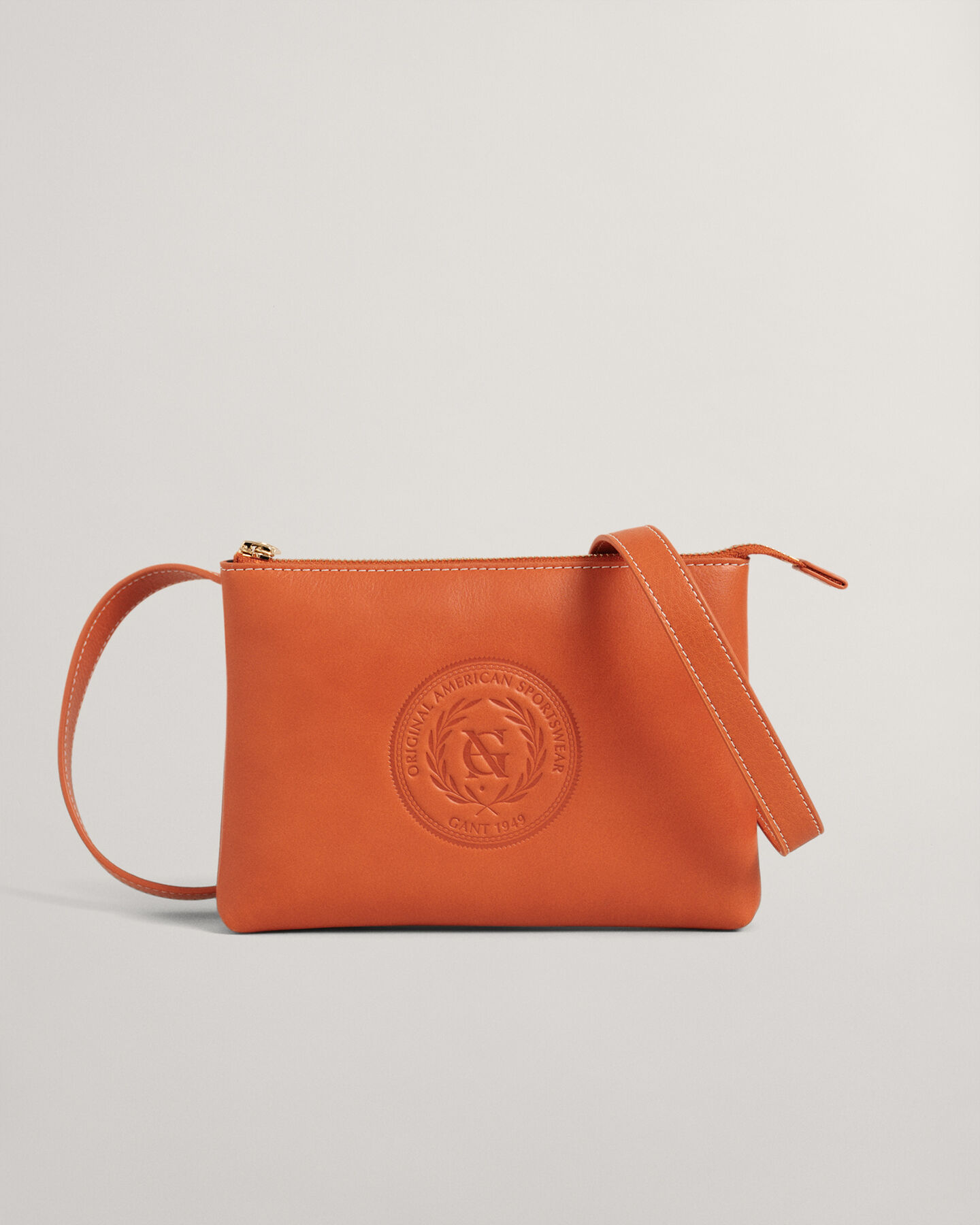 Bolso de hombro de piel