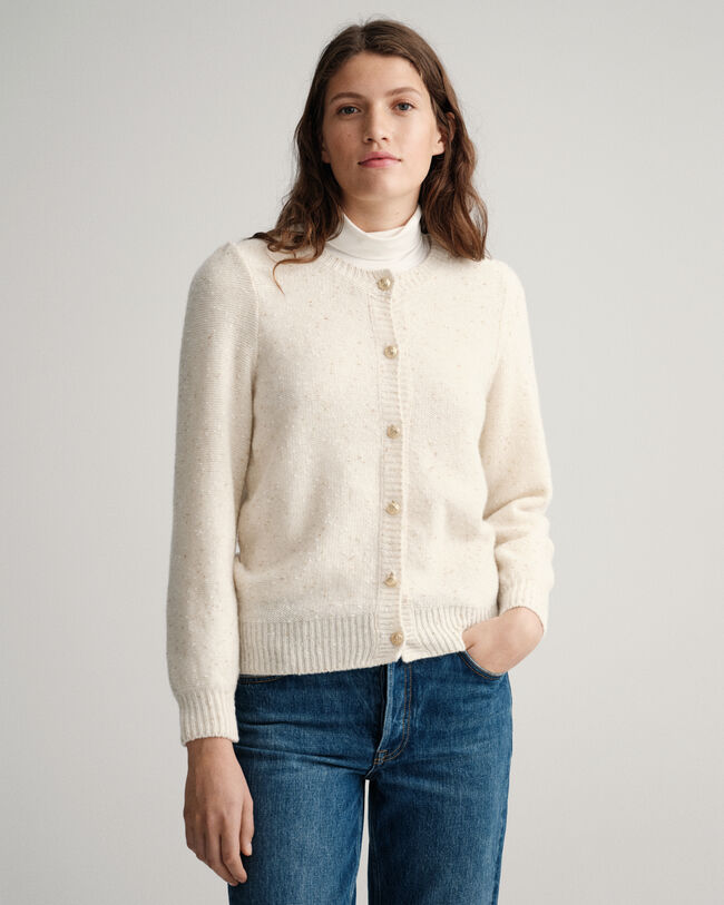 C&aacute;rdigan de cuello redondo Sparkling