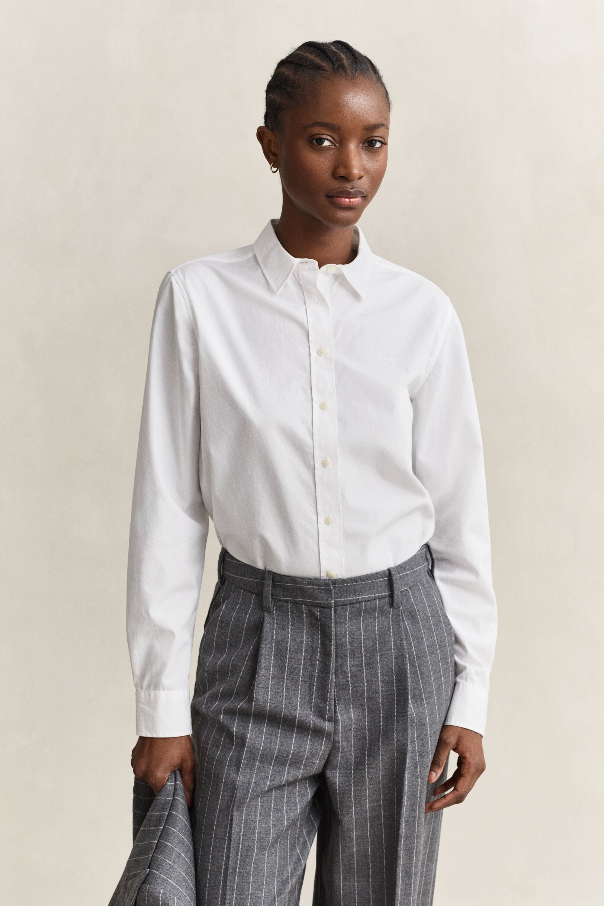 Camisa Regular Fit clásica de popelina