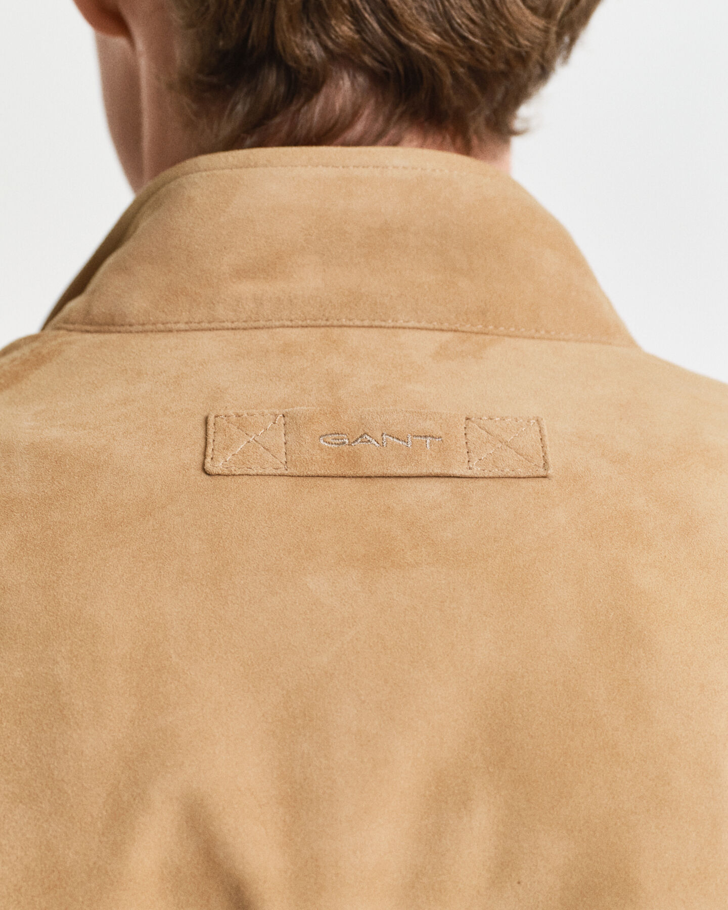 Cazadora Harrington de ante