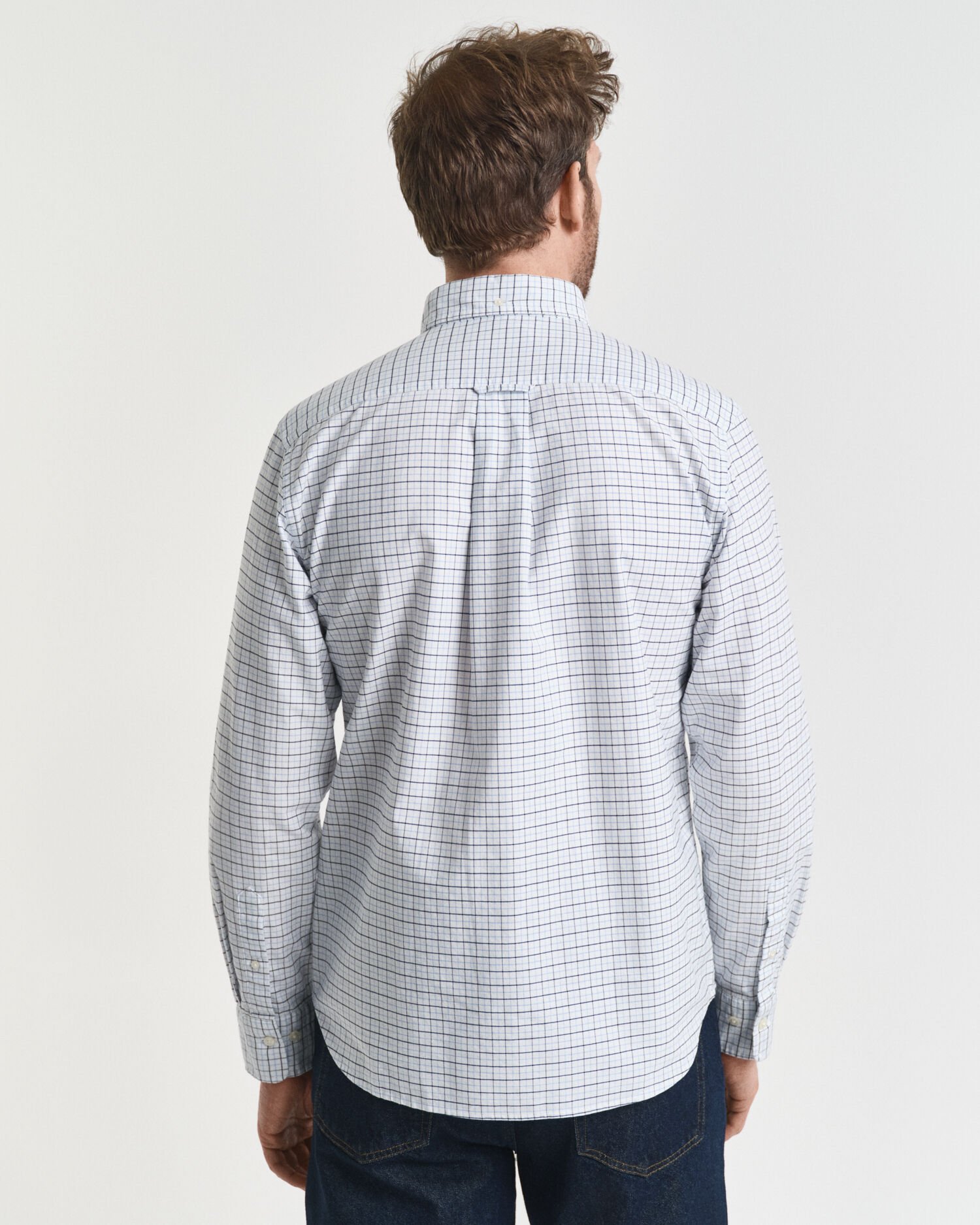 Camisa Oxford clásica Regular Fit a cuadros Tattersall