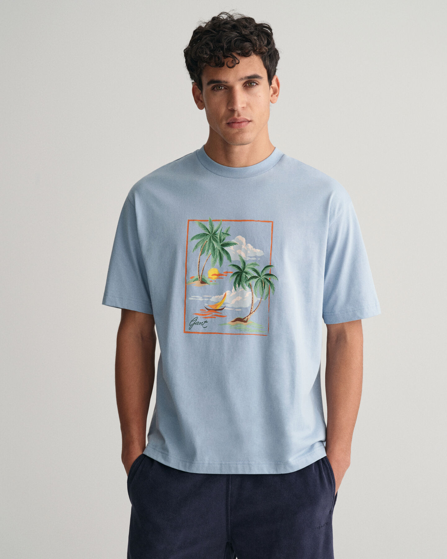 Camiseta Hawaiian Print