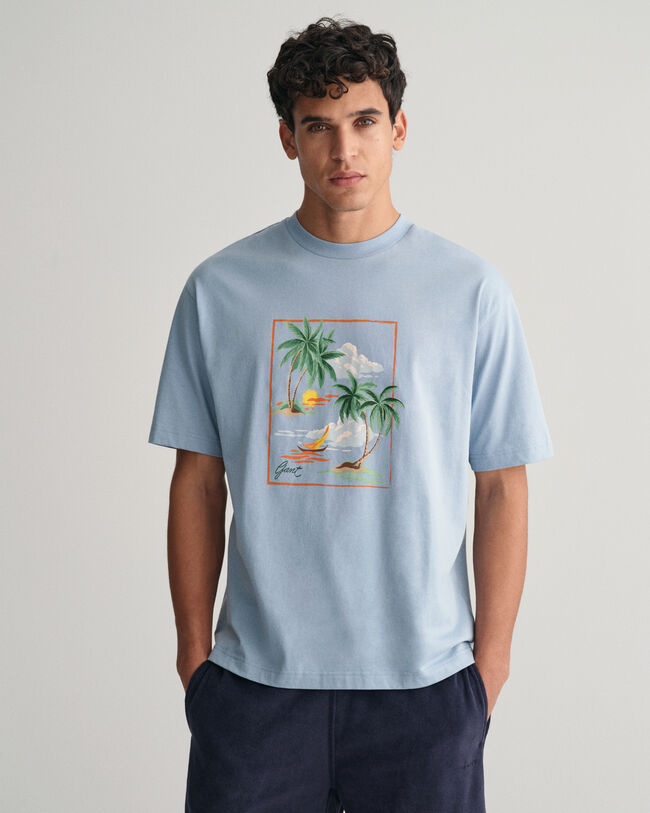 Camiseta Hawaiian Print