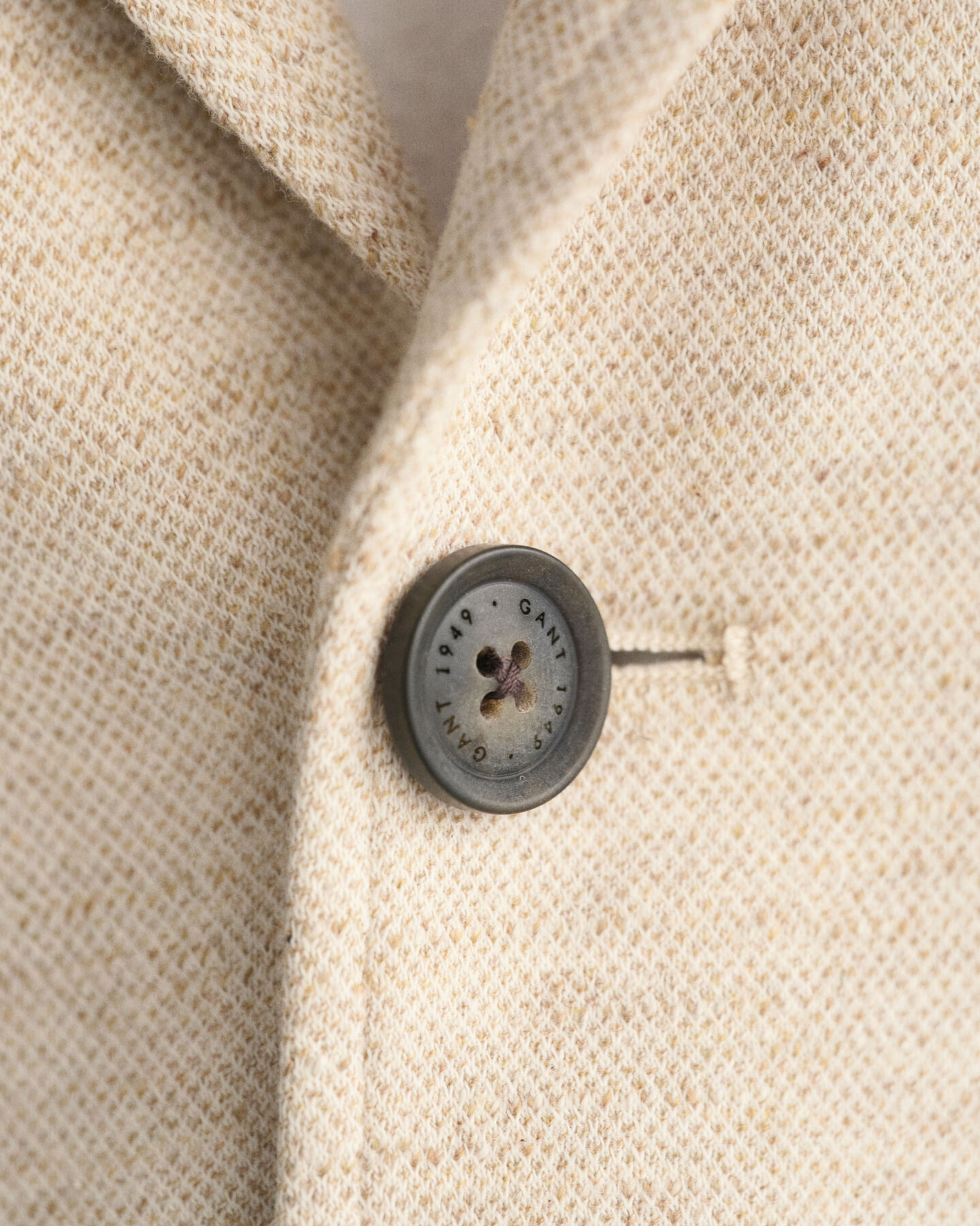 Americana de algod&oacute;n y lino