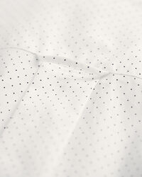 Camisa Regular Fit en popelina con microestampado de lunares