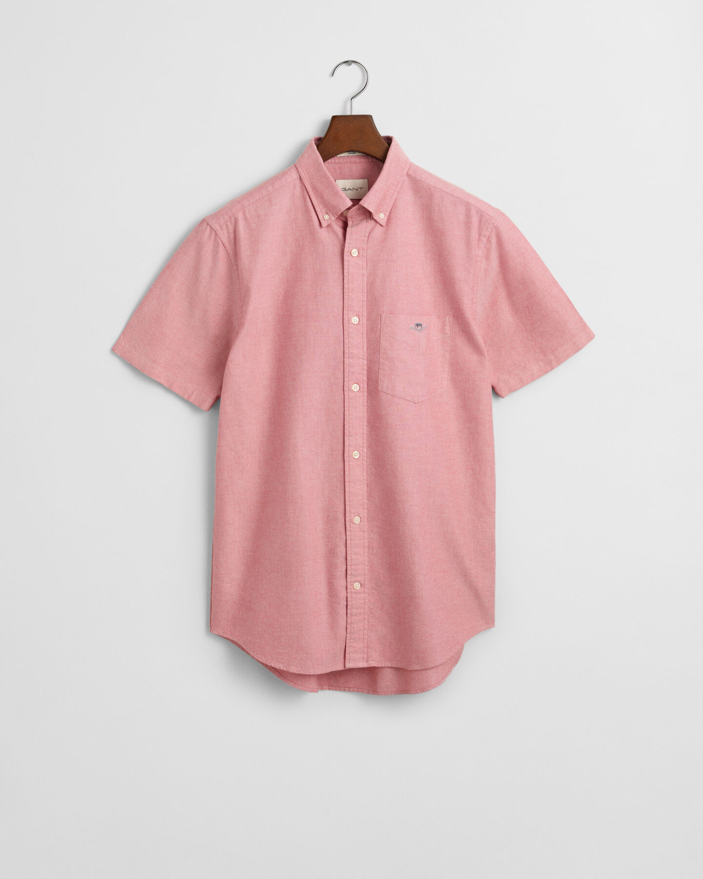 Camisa Oxford Regular Fit cl&aacute;sica de manga corta