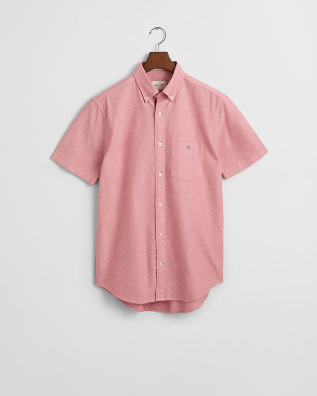 Camisa Oxford Regular Fit cl&aacute;sica de manga corta