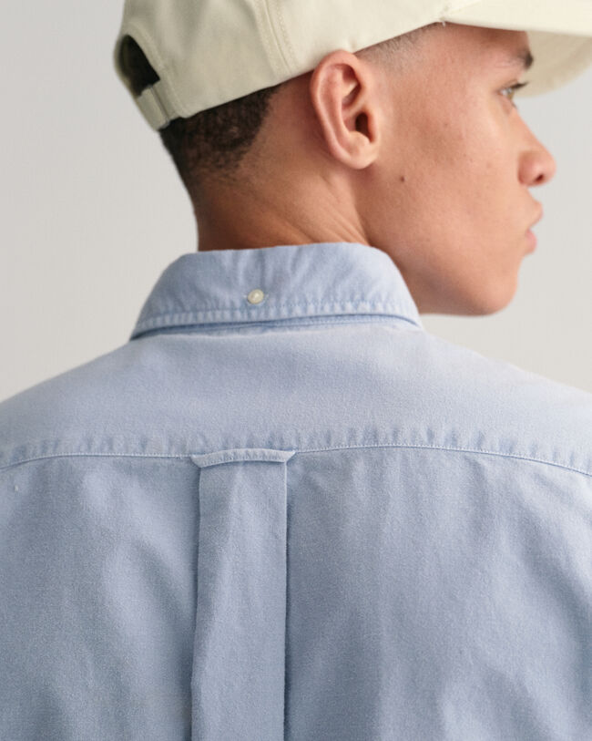 Camisa Oxford Regular Fit cepillada
