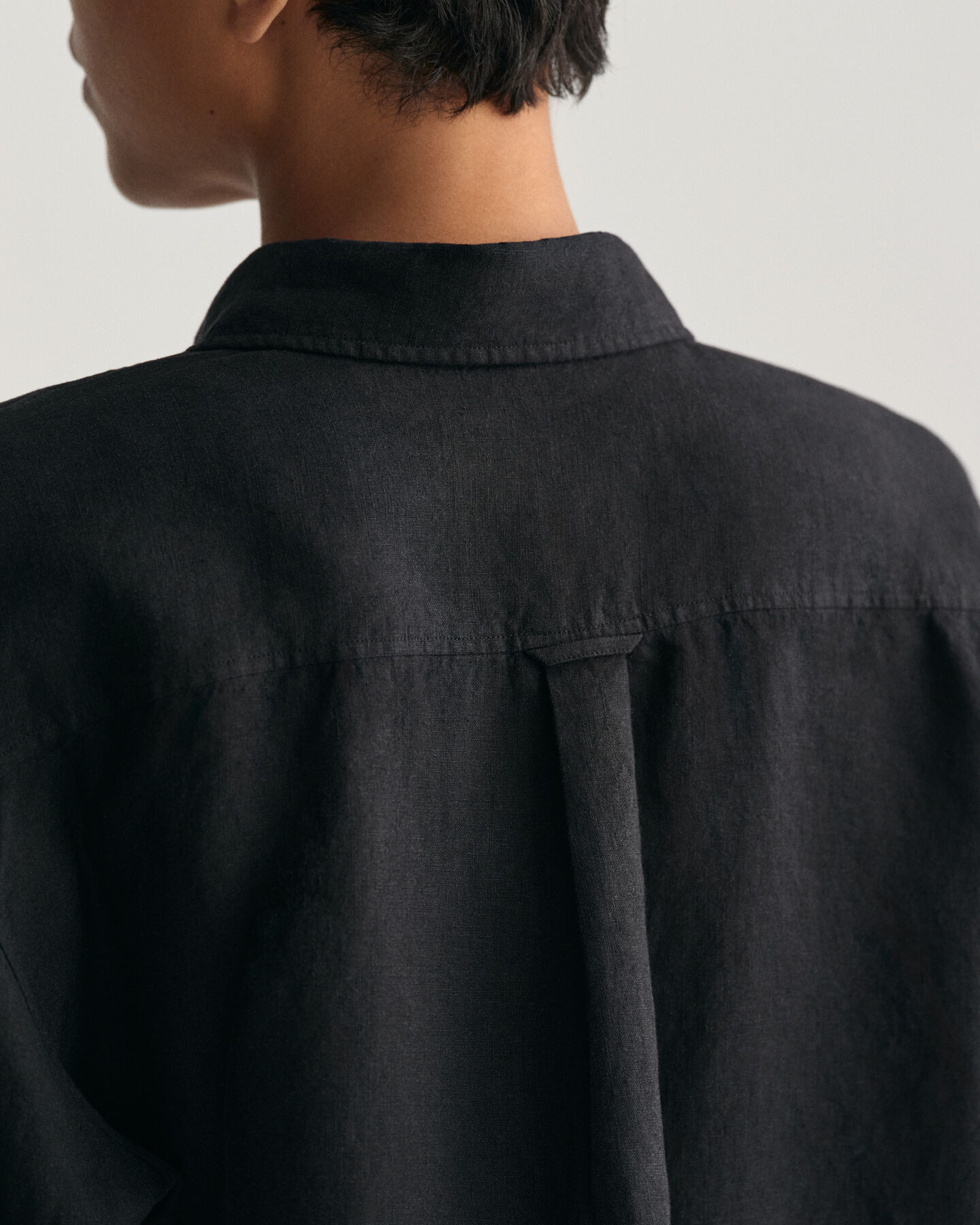 Camisa Relaxed Fit corta en lino