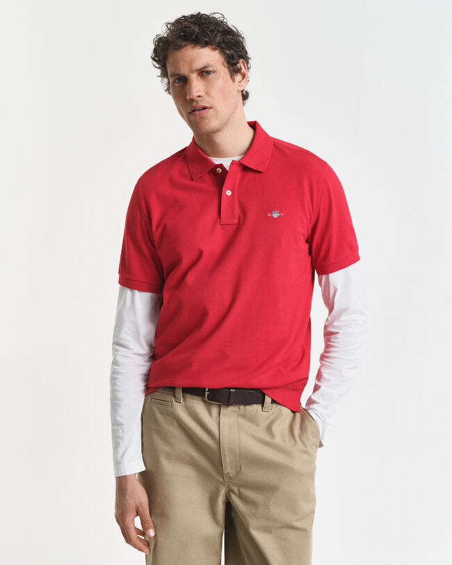 Polo de piqué Regular Fit Shield