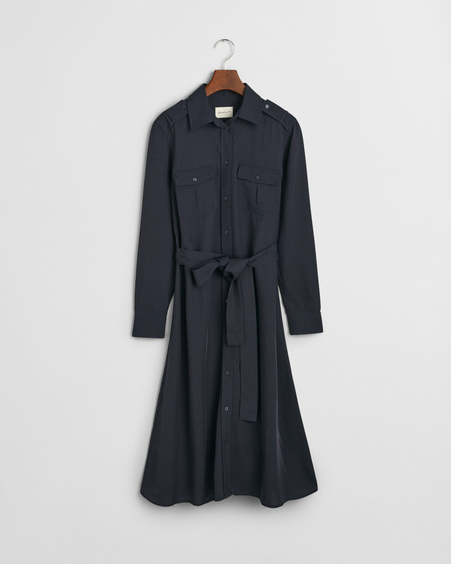 Vestido camisero con bolsillo