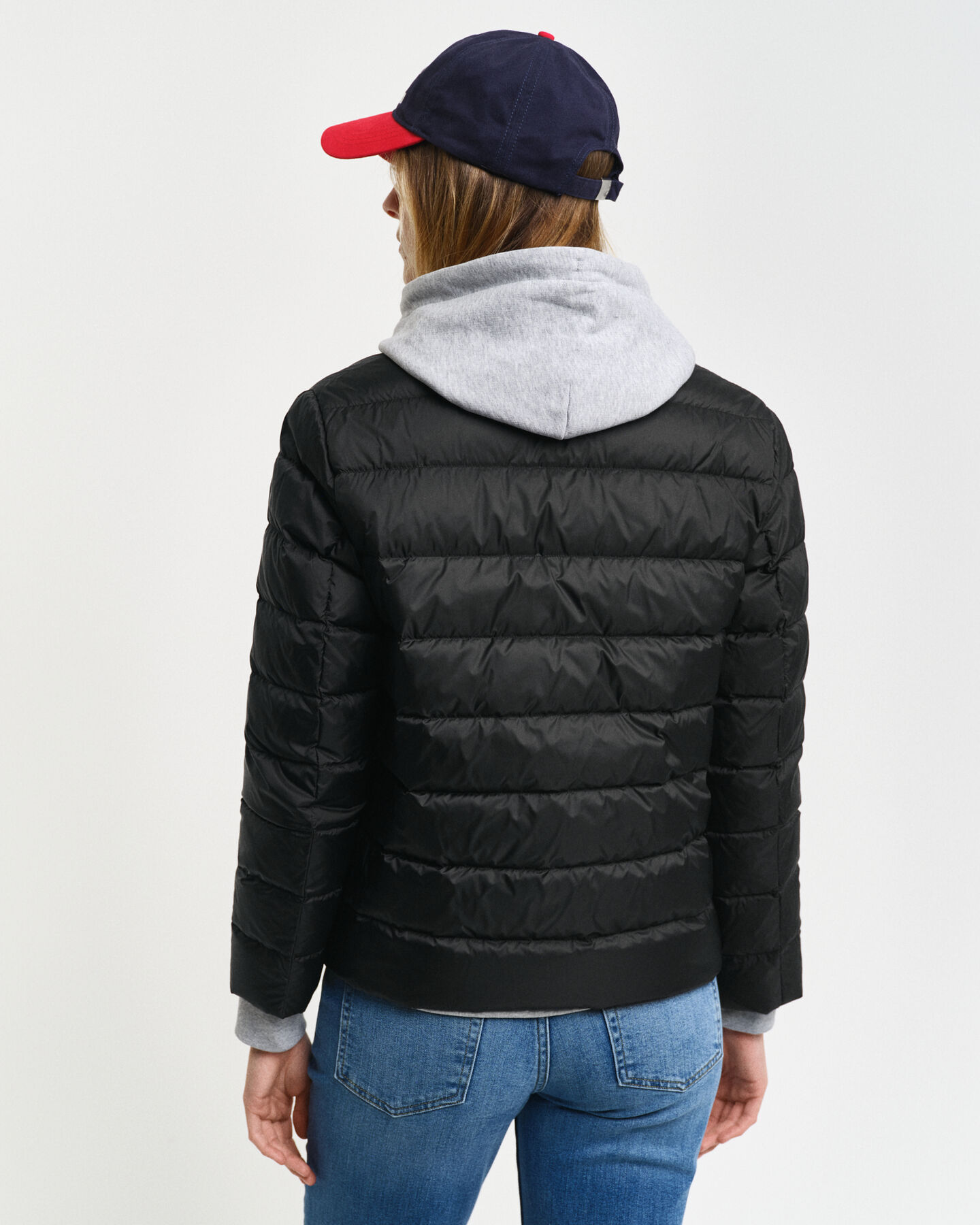 Chaqueta de plumón ligero con logotipo