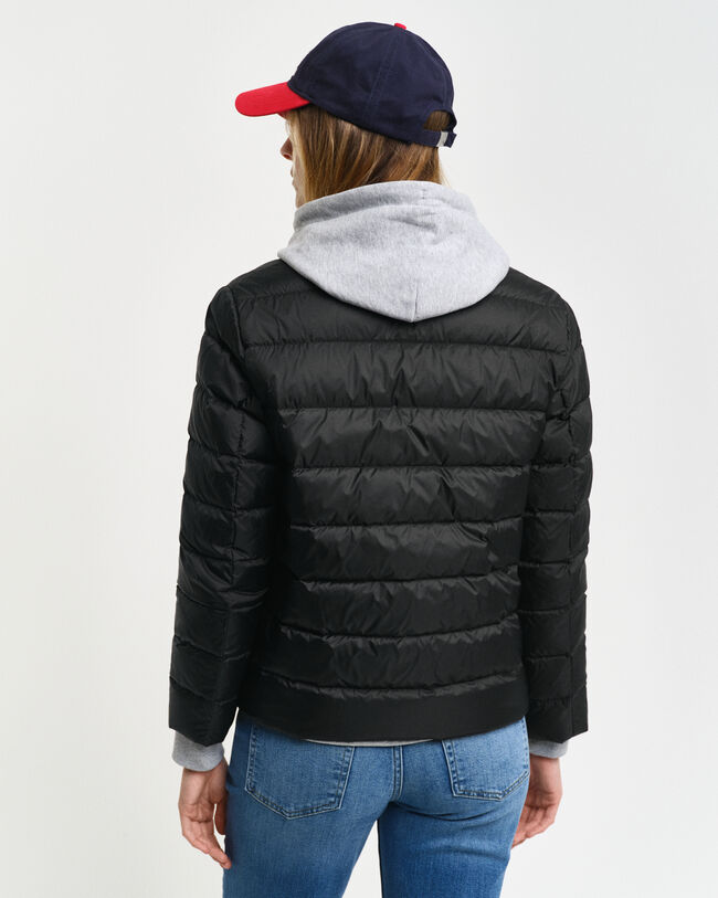 Chaqueta de plumón ligero con logotipo