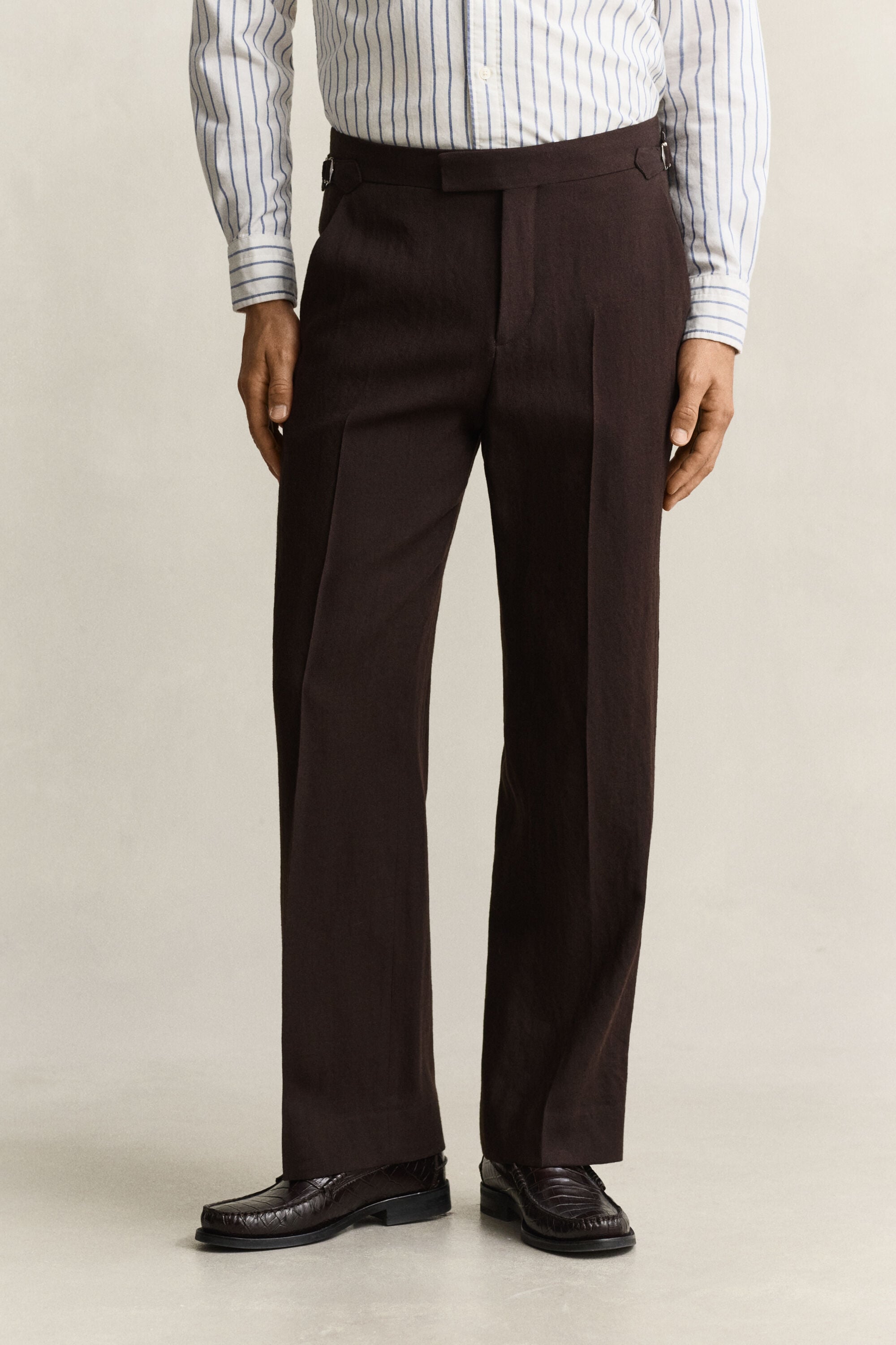 Pantalones de traje de lana