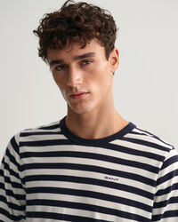 Camiseta de manga larga a rayas