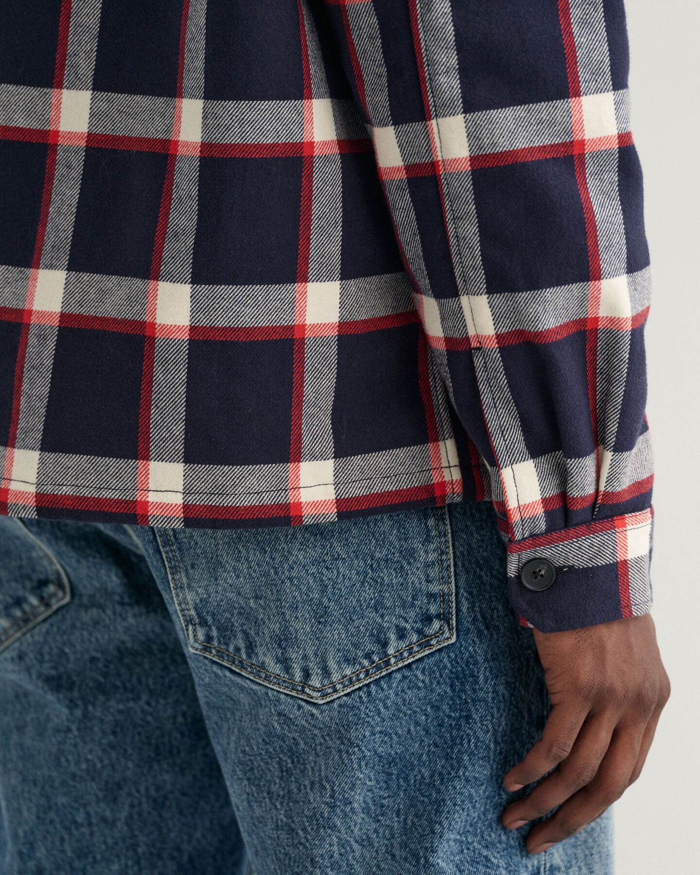 Sobrecamisa de franela a cuadros