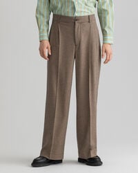 Pantalones de traje a cuadros con pinzas