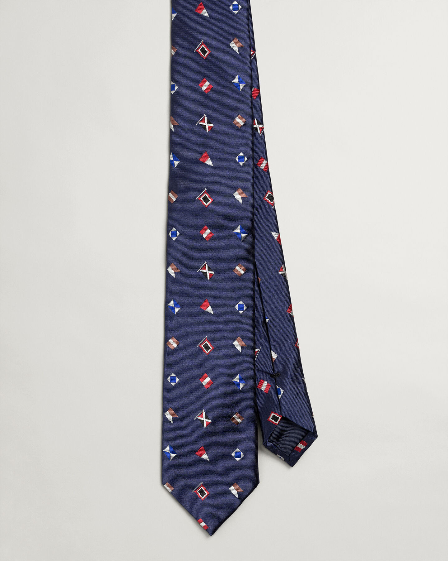 Corbata de seda con estampado Sailing