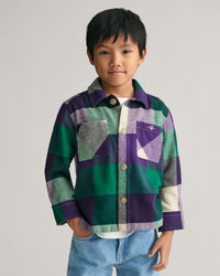 Sobrecamisa de cuadros Shield Kids