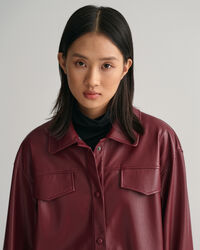 Sobrecamisa de piel sintética