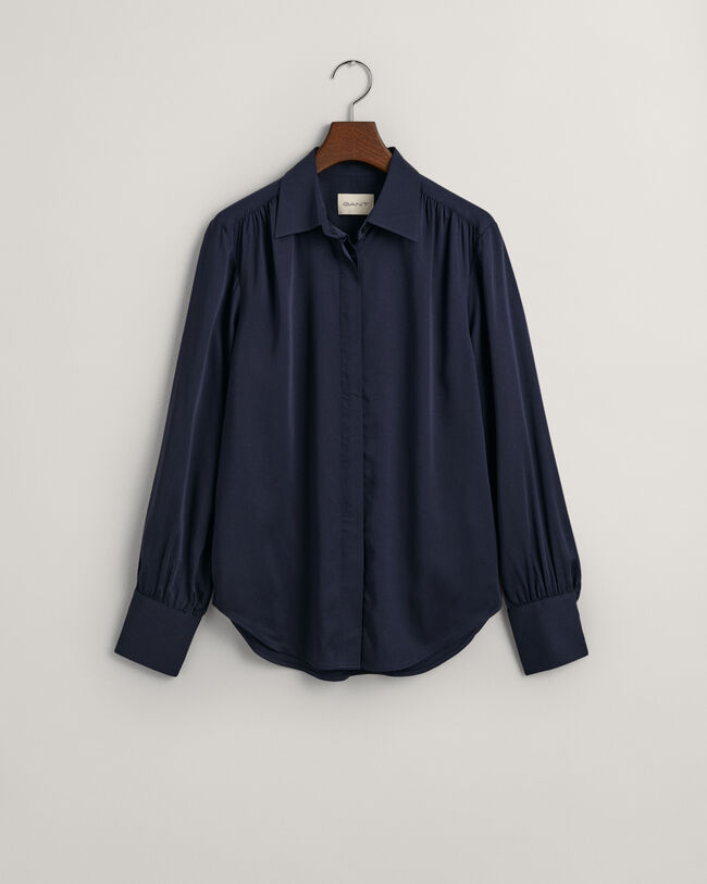 Camisa Regular Fit de satén