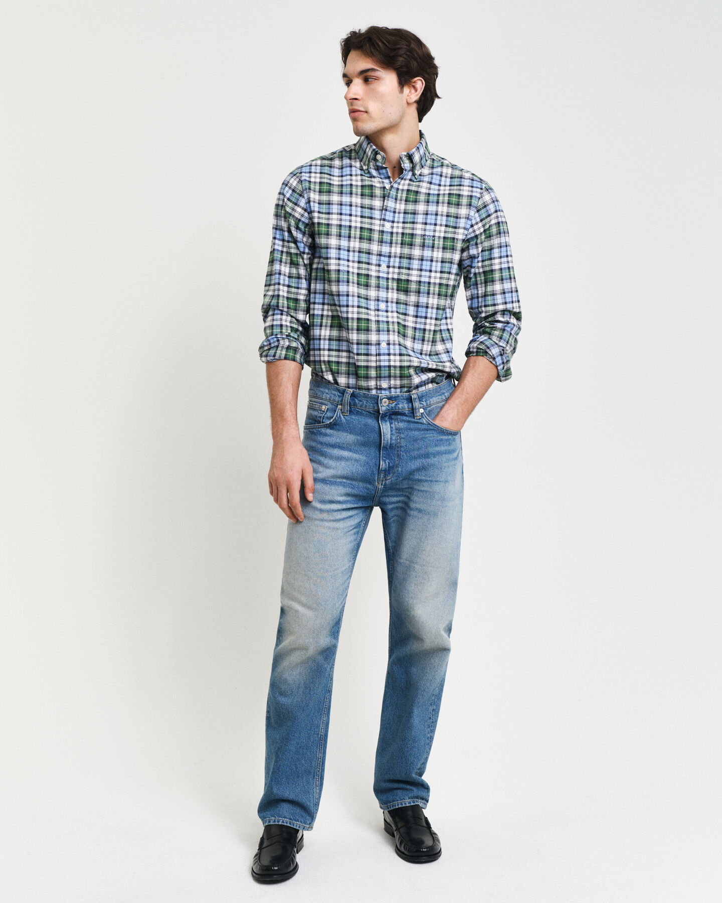 Camisa Oxford Regular Fit Archive a cuadros