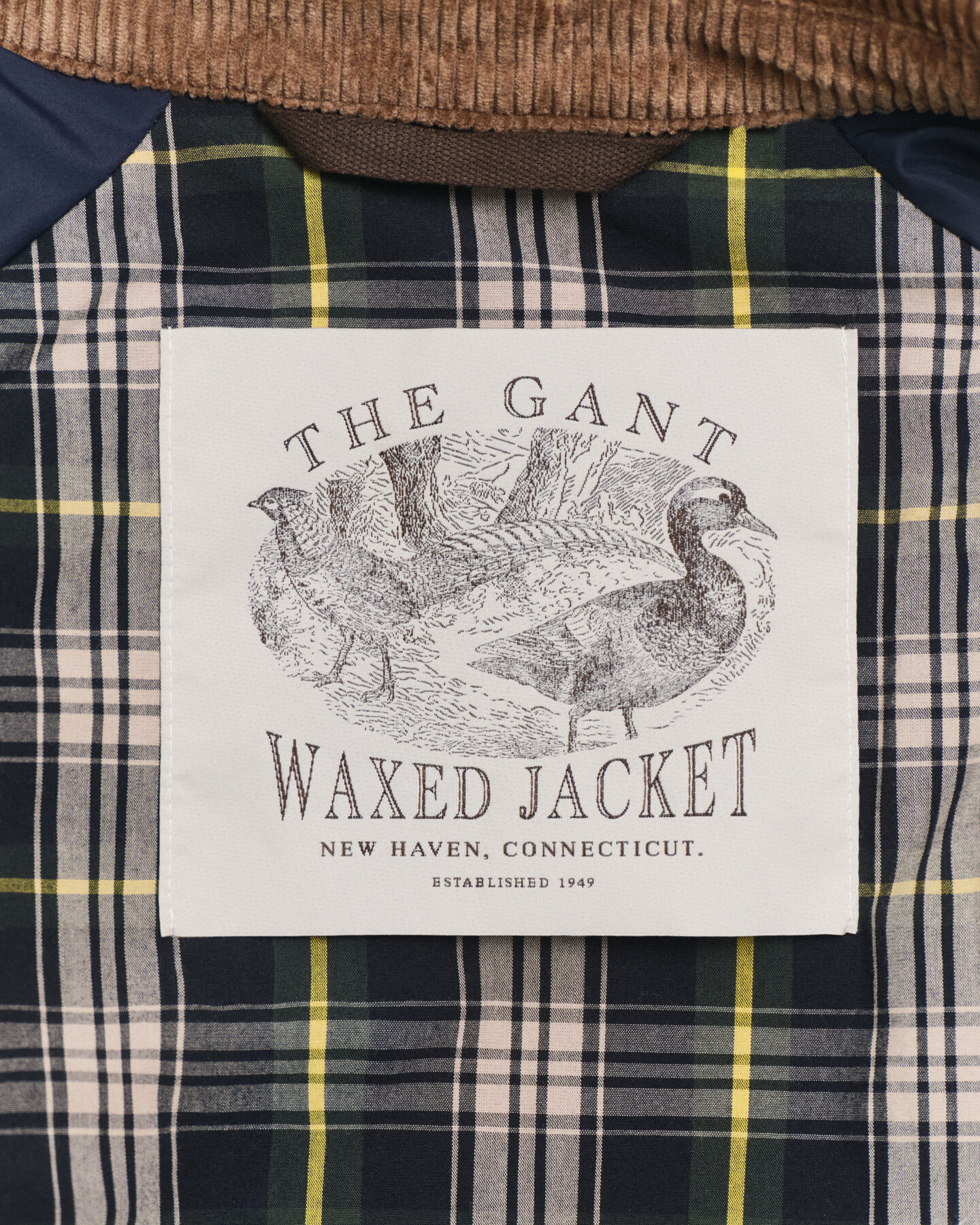 Chaqueta rústica encerada