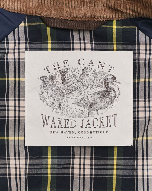 Chaqueta rústica encerada