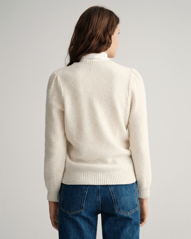 C&aacute;rdigan de cuello redondo Sparkling