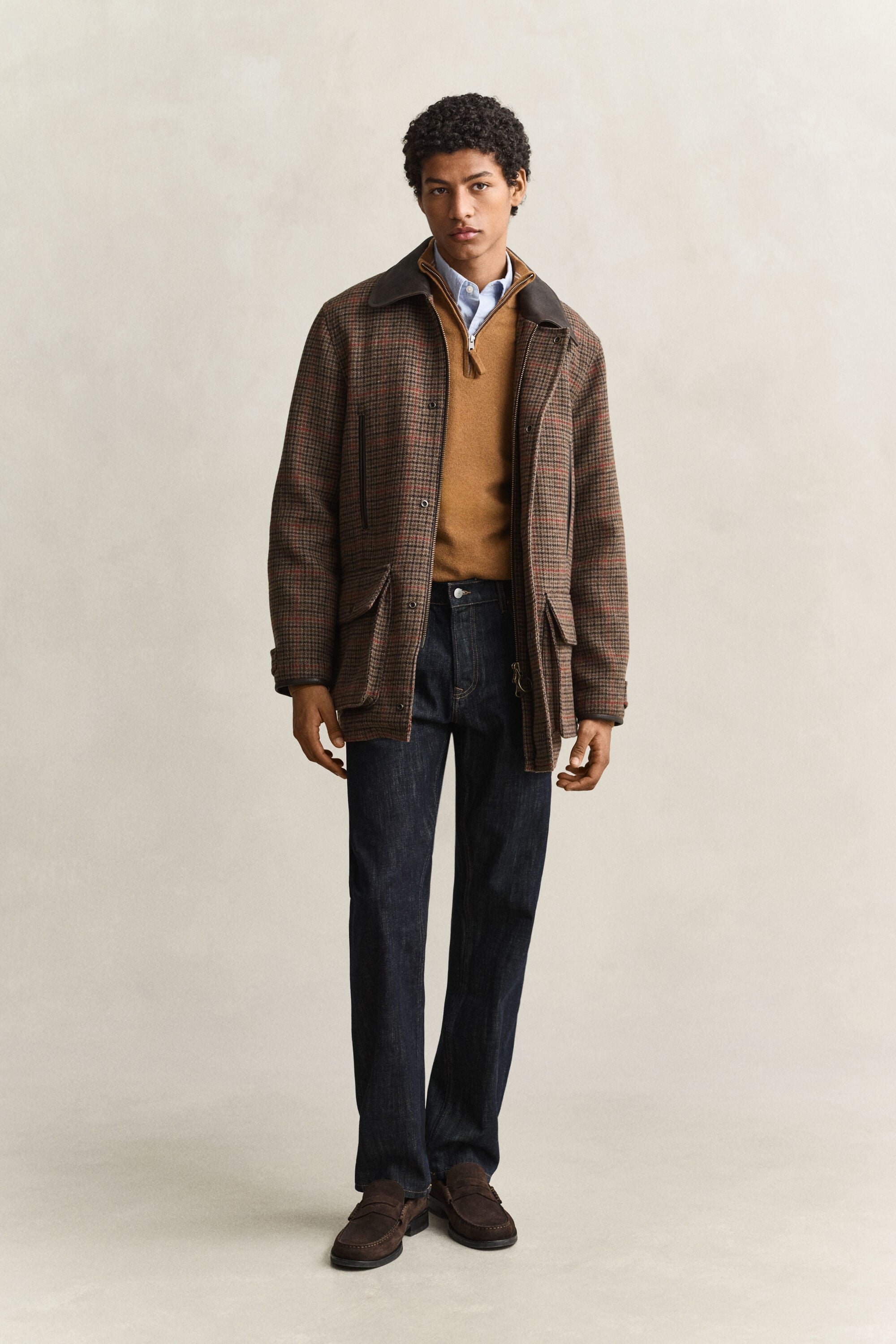 Chaqueta Decker de tweed británico