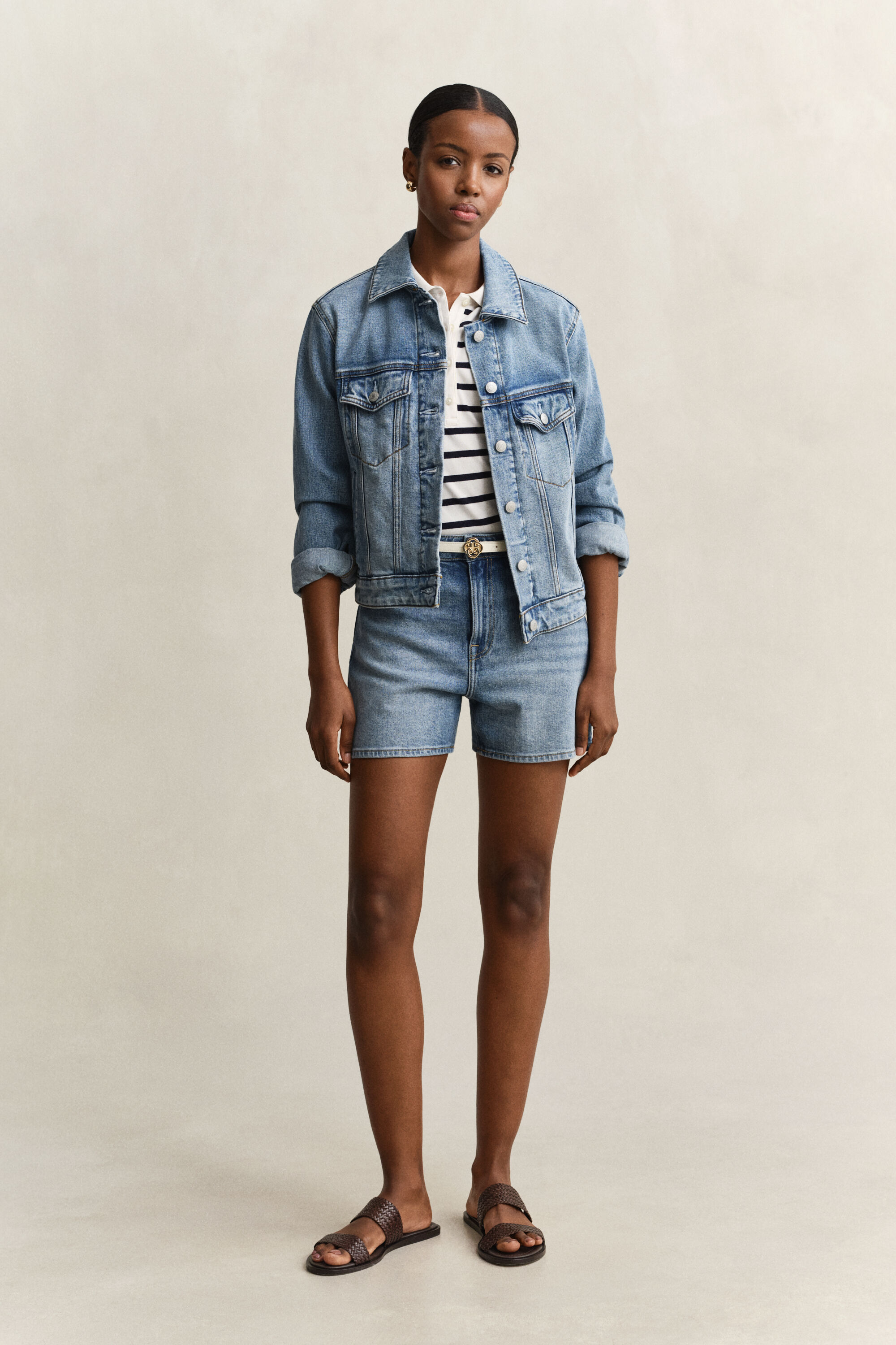 Polo de piqué a rayas