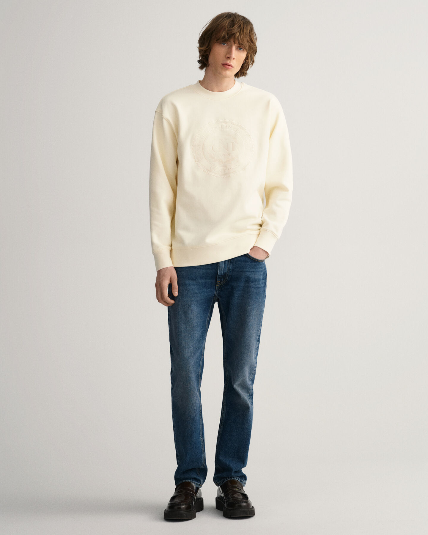 Sudadera de cuello redondo Monogram