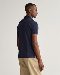 Rugger de piqu&eacute; con cuello en contraste