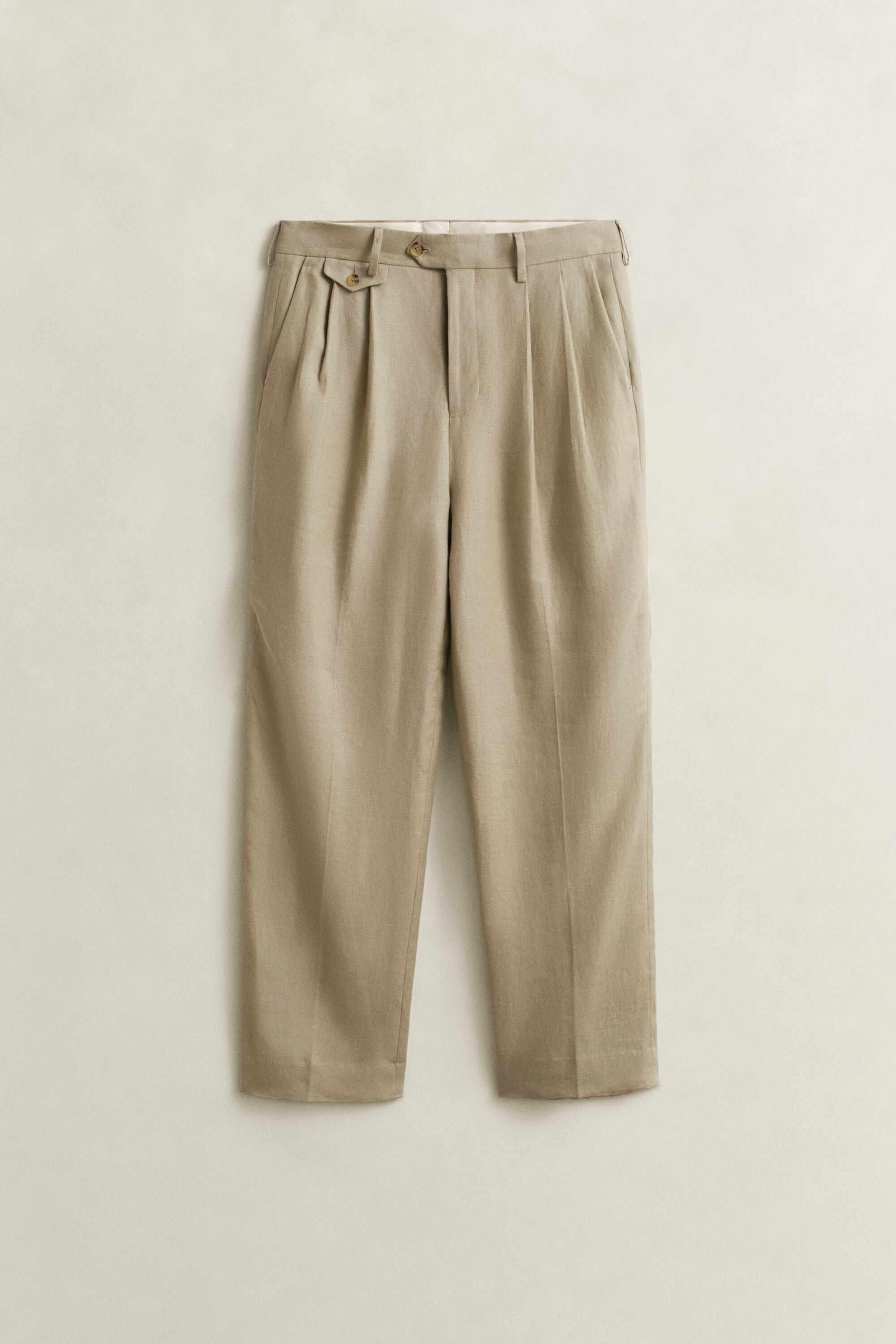 Pantalones de traje de lino