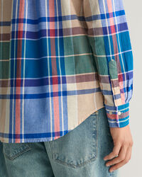 Camisa Indigo Madras Regular Fit