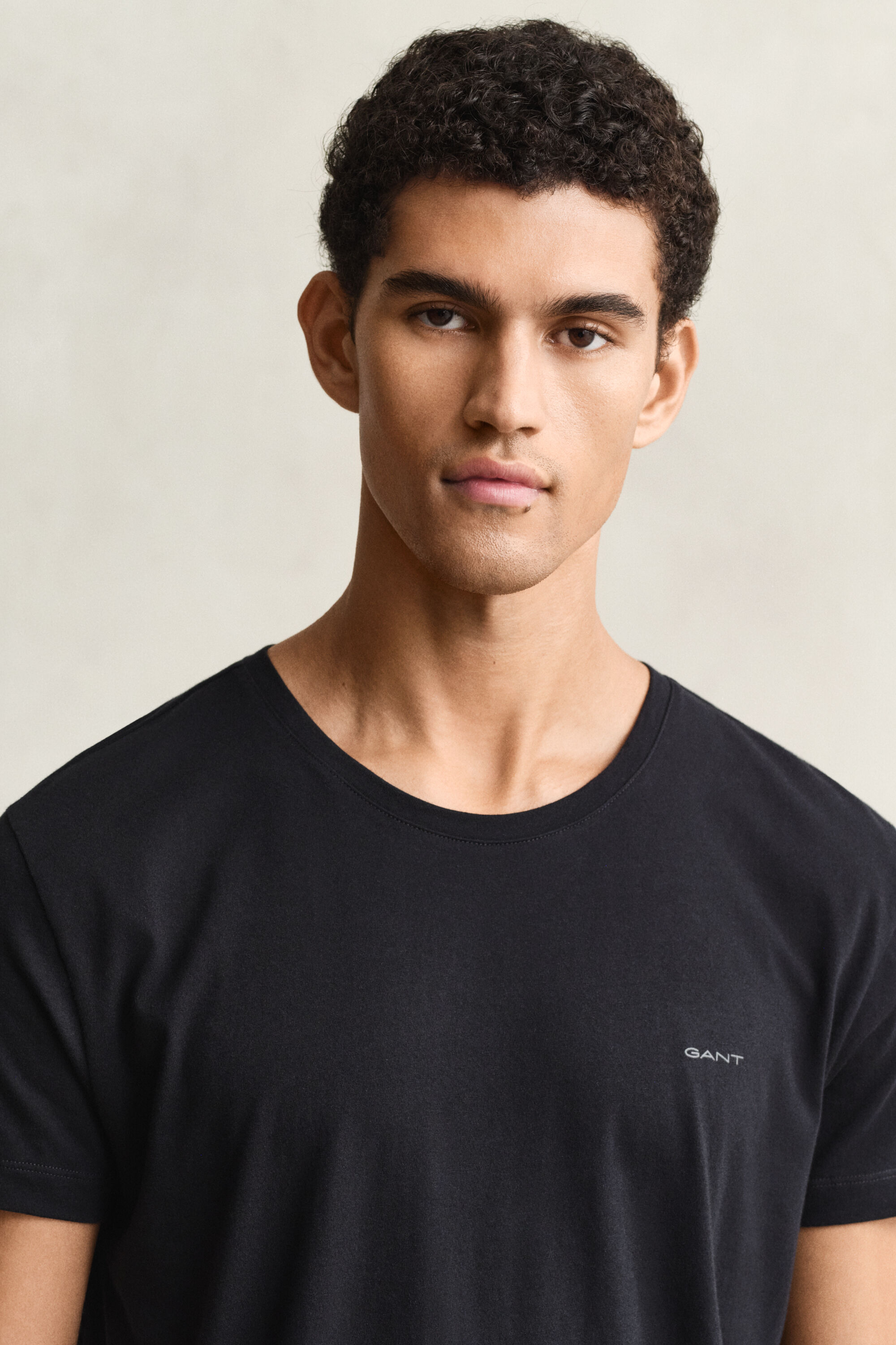 Paquete de dos camisetas de cuello redondo