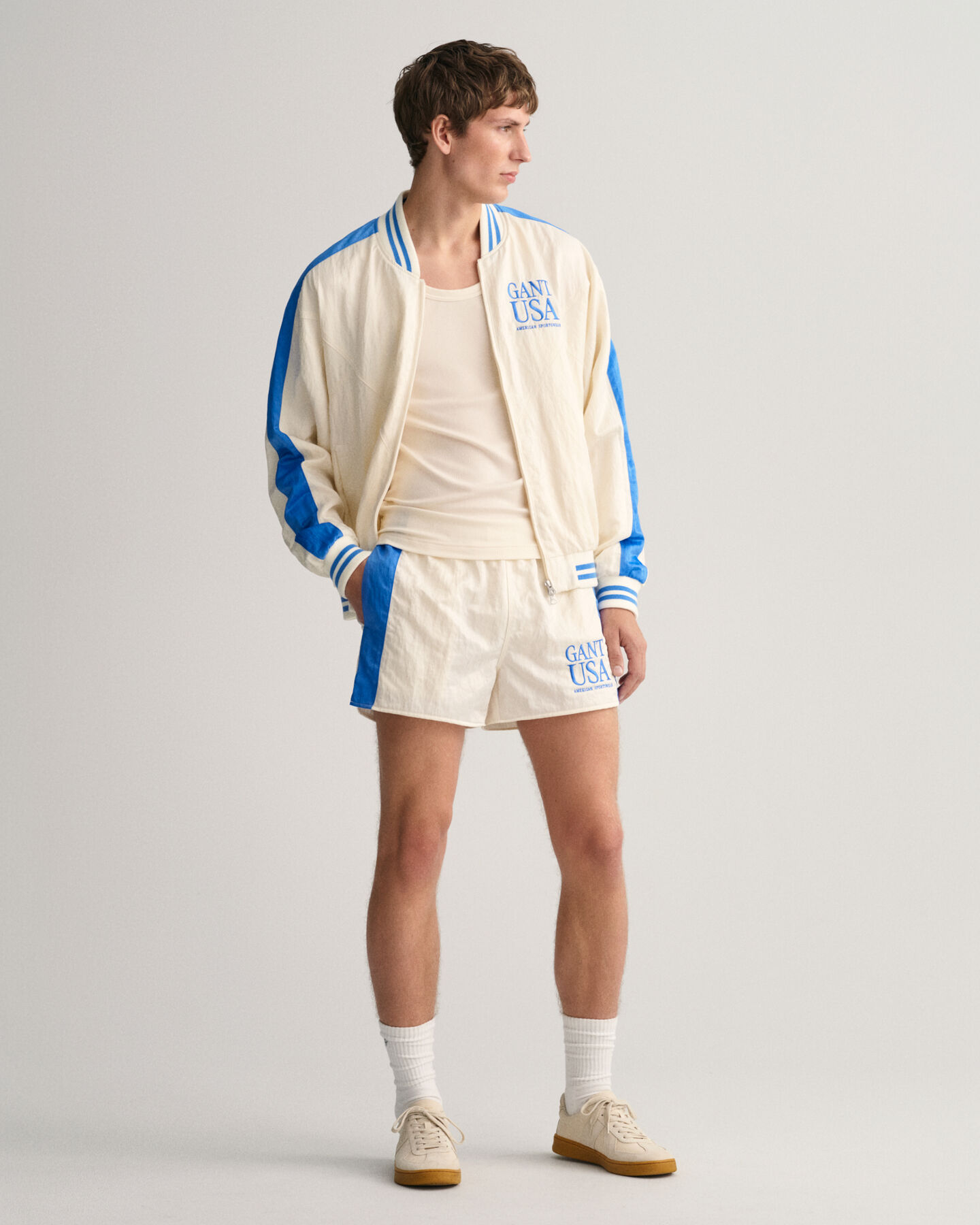 Pantalones cortos de running en satén