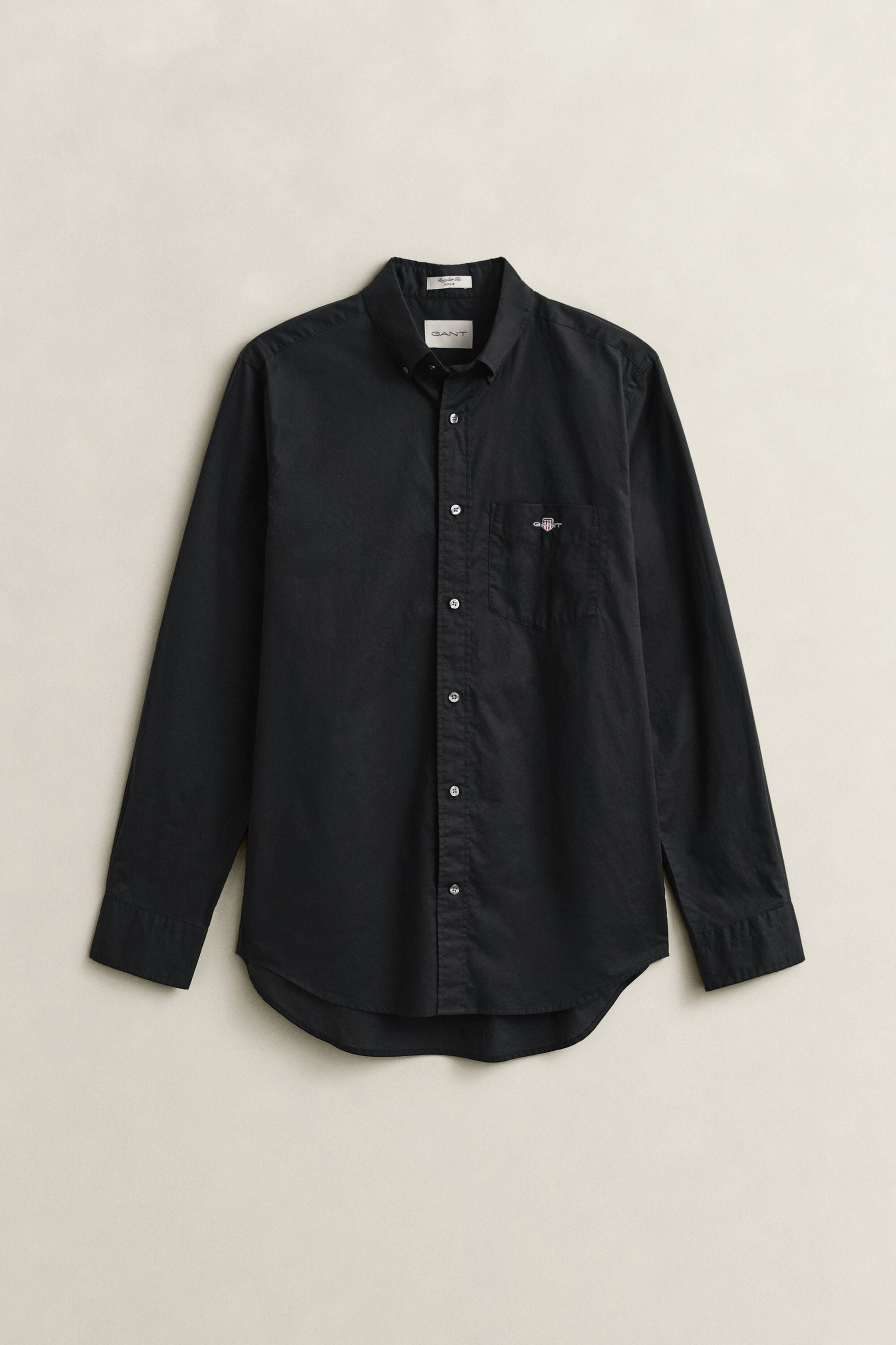 Camisa de popelina Regular Fit clásica