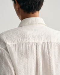 Camisa Relaxed Fit a rayas Seersucker