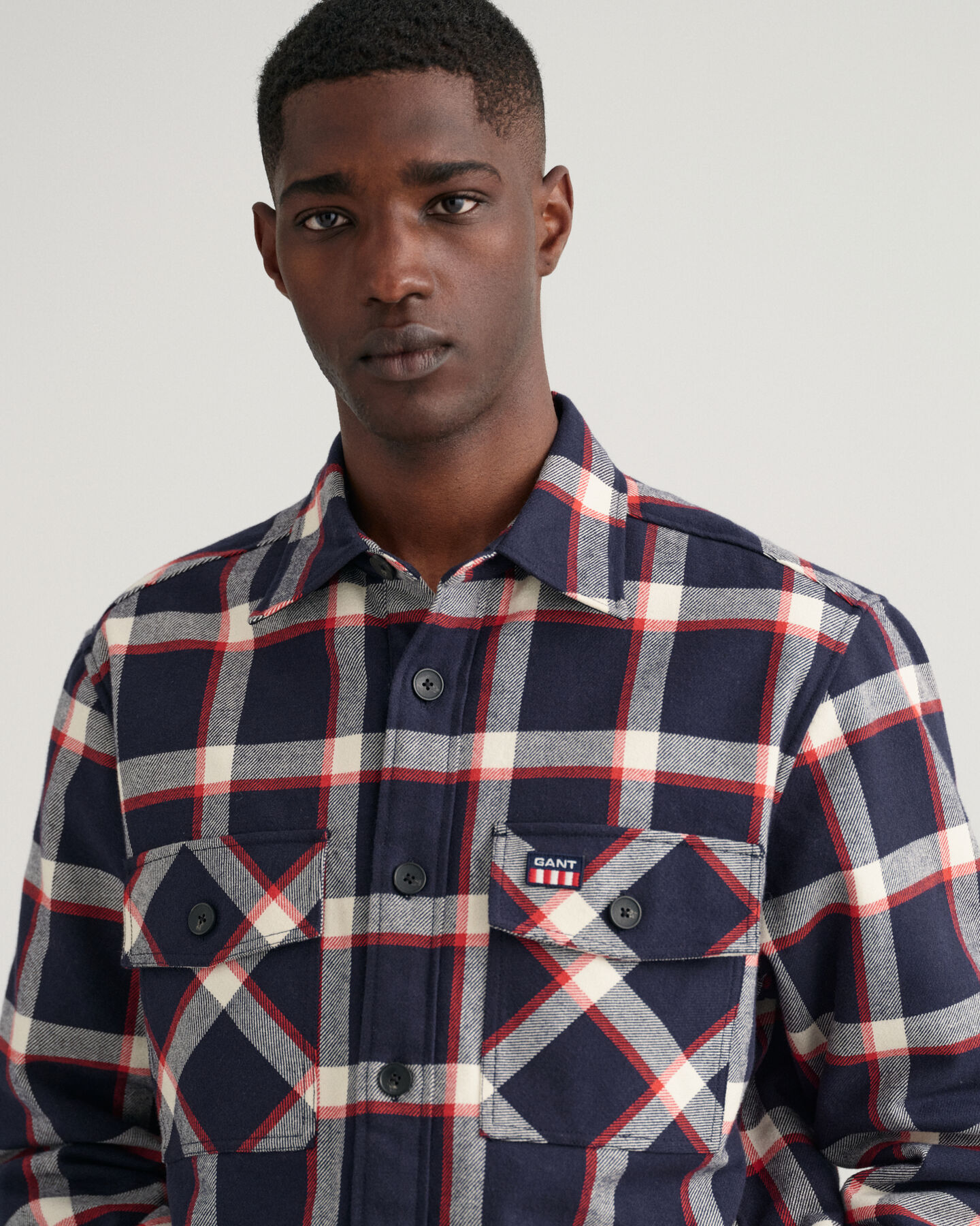 Sobrecamisa de franela a cuadros