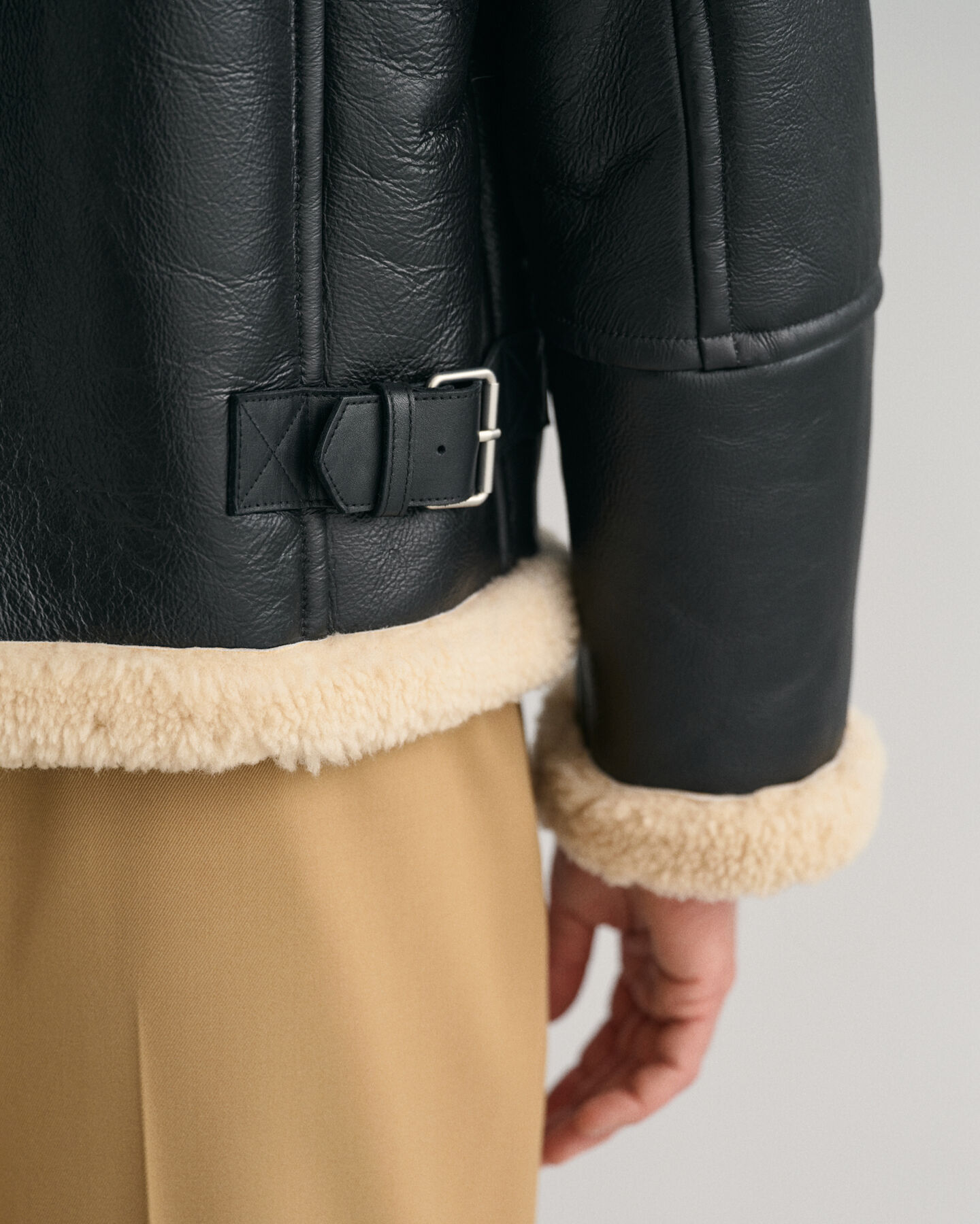 Chaqueta de borreguito grueso