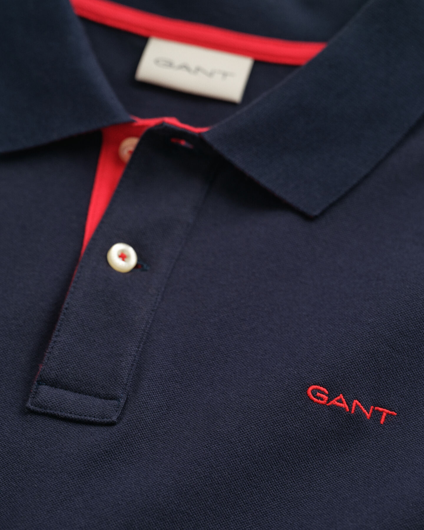 Rugger de piqué en contraste