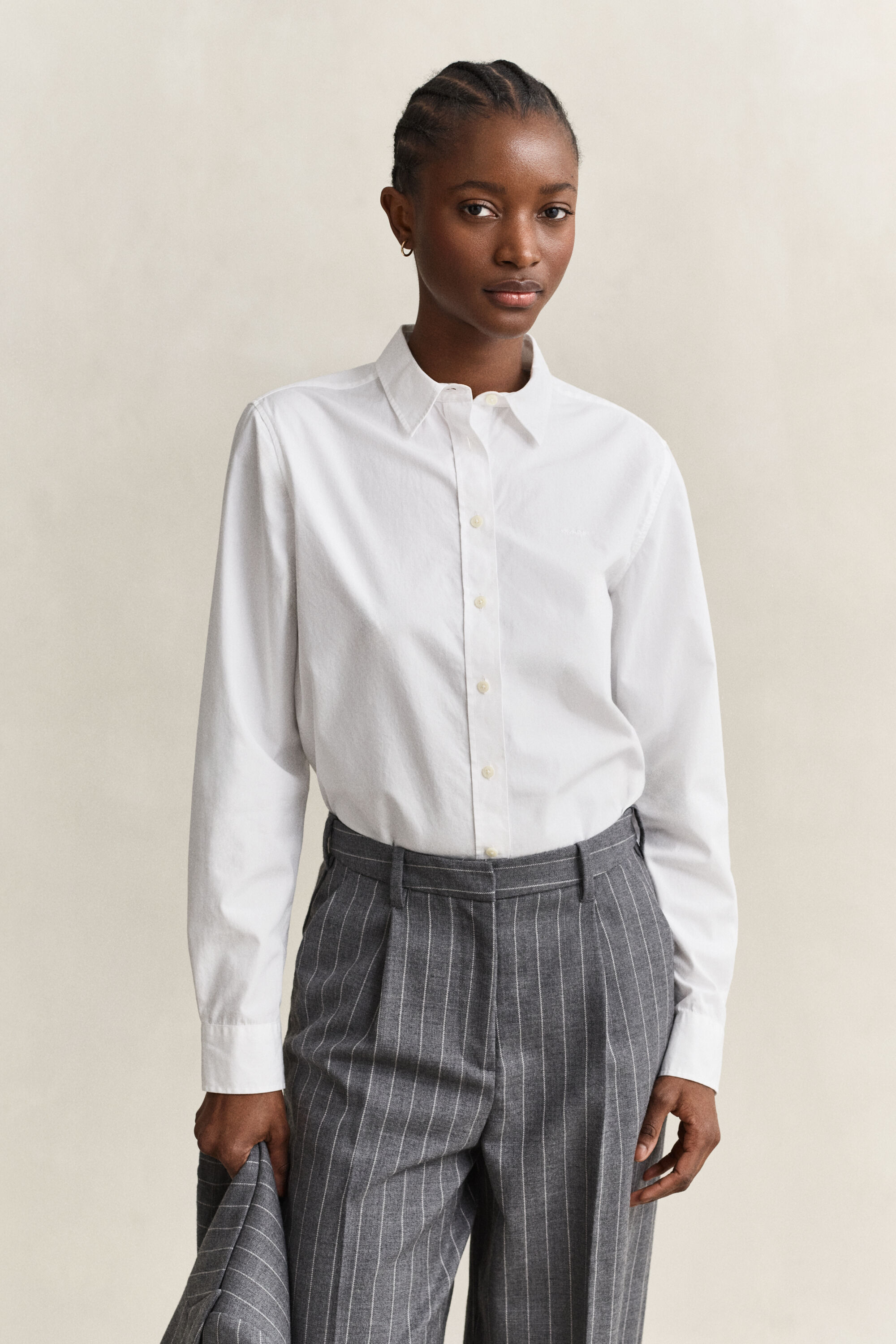 Camisa de popelina Regular Fit clásica