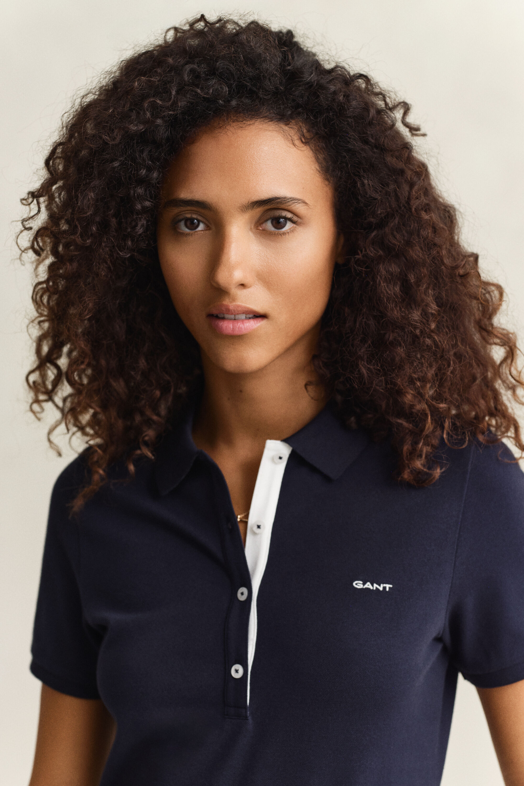 Polo de piqué en contraste