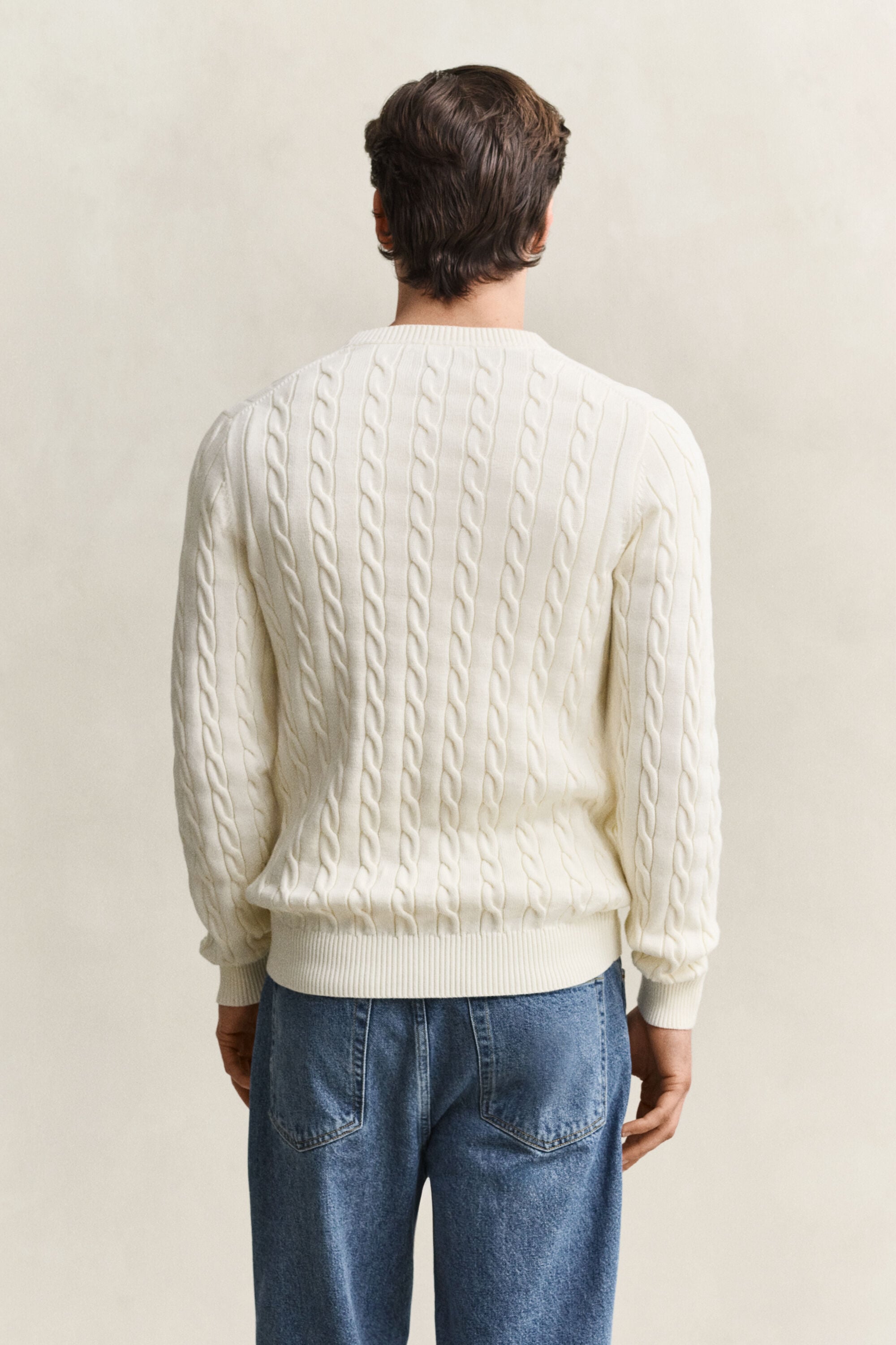 Jersey de punto de ochos clásico