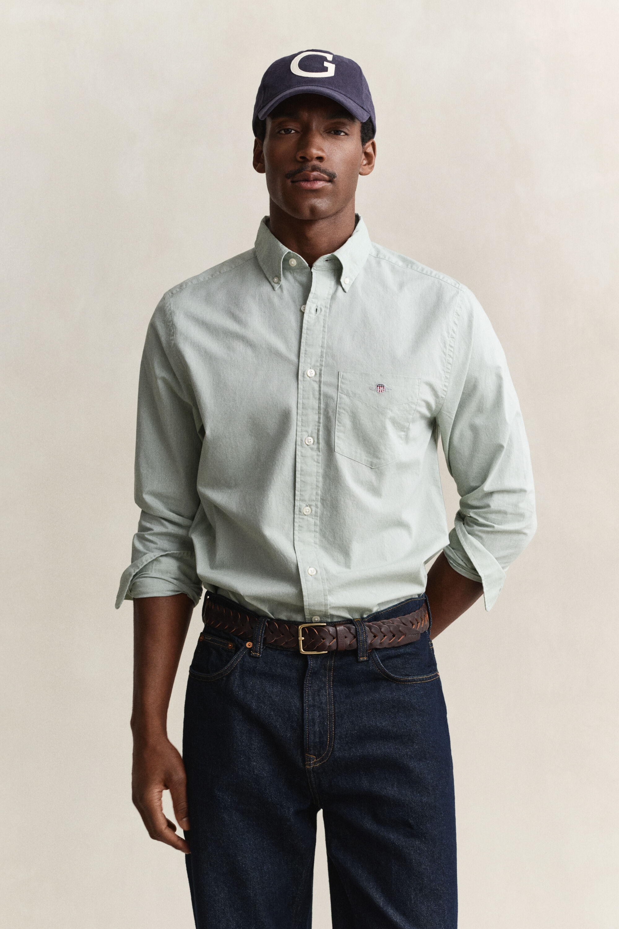 Camisa Regular Fit clásica de popelina
